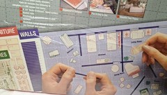 New Stanley Project Planners Home Design Scale Gridboard 1988 Furniture, Rooms