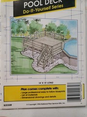 Ucando Pool Deck Plans B2030 R New In Package