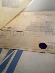 Vintage Blue Prints Lot Of 6 From 1964-68 Swing Book Case Decks Sheds Home/Garde