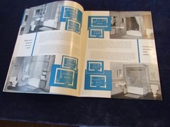 Vintage 1949 CRANE Kitchen Bath Brochures MCM Illustrated Home Design Plans C600