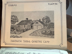 Old Cape Cod Houses and Other Colonials 24 Plans Blueprints by Evan Pollitt PB
