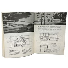 1963 Vintage MCM HOME DESIGNS Luxurious Living House Plan Catalog Magazine 21st