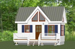 20×10 Tiny House — 266 sq ft — PDF Floor Plan — Model 1A