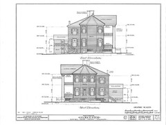 Gloucester, a Natchez mansion of Antebellum grace, architectural prints