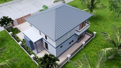 Small House Plan 11.8×7.5 Meters 3 Bedrooms 39×25 Feet Full PDF (A4 Hard Copy)