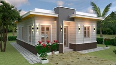 House Design Plan 7×10 Meter 23×33 Feet 3 Bedrooms Terrace Roof (A4 Hard Copy)