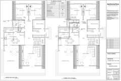 41’x66’ 4 Bedroom, 3 Baths Modern A-Frame Cabin Architecture Plans PDF Download.