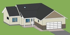 Custom Home House Building Plans 2 bedroom Blueprints 900 sq ft PDF files