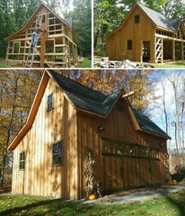 Ashokan Pole-Barn Plans with Loft – 3 Complete Sets of Blueprints (eB-301×3)