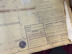 Ocean City Md Phillips Crab House Original Vintage Blue Prints 1960’s -2000’s