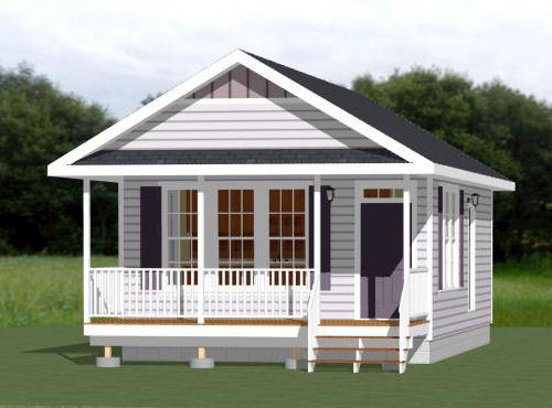 18×30 Tiny House — 540 sq ft — PDF Floor Plan – Model 5D