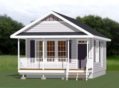 18×30 Tiny House — 540 sq ft — PDF Floor Plan – Model 5D