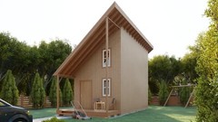 13’x31′ Tiny House Home Cabin Loft DIY Architecture Build Plans, PDF Download.