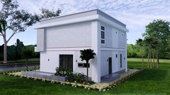 House Design Plan 12×11 Meter 40×36 Feet 4 Bedrooms PDF Plan (A4 Hard Copy)