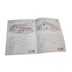 Vintage Wilderness Log Homes Plan Book Catalog 52 Cabin Floor Plans House Design