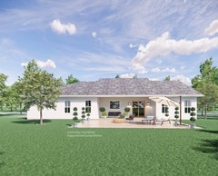 Majestic Maple Modern House Open Plan Design 70 x 48 – 3 Bed 2 Bath – 2050 Squar