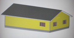 PERMIT READY 24′ X 36′ GARAGE PLAN DRAWN TO SCALE BLUEPRINTS AND MATERIALS LIST