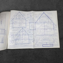 Vintage 1979 Matern Design 965 Blueprints 11-Page Solar Energy Edition Rare