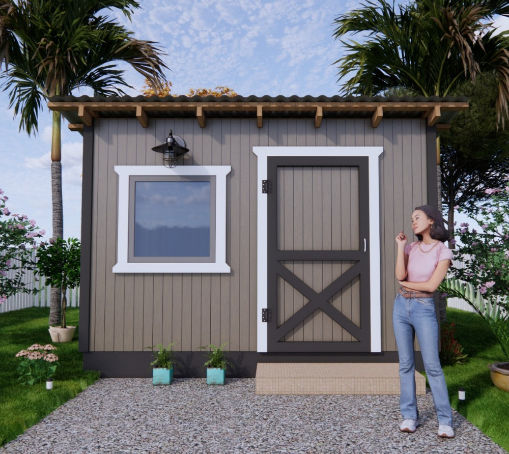 12×12 Learn to Shed Plans (Material List PDF & A4 Hard Copy Ship to your home)