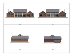 Mill Farm Loft House 4 Bed, 3.5 Bath Architectural Build Plans PDF Download