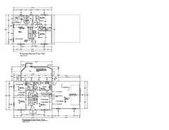HOUSE PLANS SMALL COLONIAL PLANS 1550 SF 3BR-2B-2 CAR SMALL COLONIAL PLAN #2318