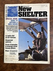 Rodale’s New Shelter Magazine February 1981 afford A New House, Energy Plan￼￼