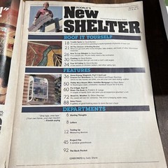 Rodale’s New Shelter Magazine March 1982 Roofing Greenhouses Solar Floors