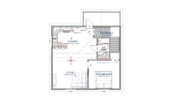 Custom 1 Bedroom 1 Bath 2 Story Garage/Workshop House Plans 784 sqft Plan #2193