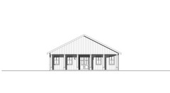 Modern House Plan | 40′ x 55′ | 2,200 SF | One Story – The Olive