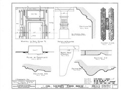 Early Colonial timber framed house, 4 bedrooms, printed architectural plans