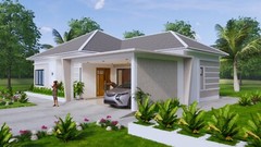 49×33 Feet House Design Plan 15×10 Meter with 3 Beds PDF Plan (A4 Hard Copy)