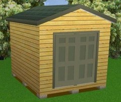 10×12 Storage Shed Plans Package, Blueprints, Material List & Instructions