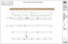 20′ x 24′ River Bend Cabin III Timber Frame Plan Set
