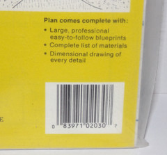 Ucando Pool Deck Plans B2030 R New In Package