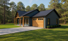 Small Farm House – 990 Sqft- 2bed-2 bath-2 car Garage
