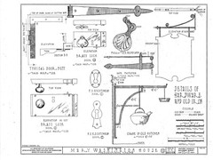Mary Washington home, traditional colonial house, 4+ bedrooms, printed plans