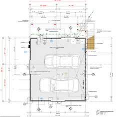 26″x 22″ ADU /Modern garage -Cabin / Tiny House Plans-Blueprints PDF set only
