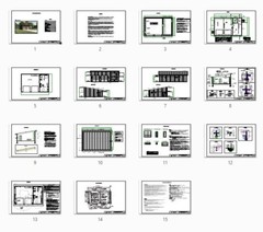 24’x36′ Modern Garage plans with Studio Apartments, 2 Car Architectural Drawings