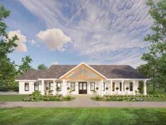 Cedar Springs Barndominium 4 Bed 3 Bath 2 Car – Plan Blueprint PDF or Print ~