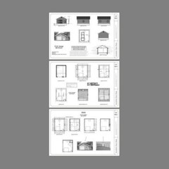 20×24 1-Car Garage — 480 sqft — 9ft Walls — PDF Floor Plan — Model 3