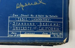 1929 Standard Designs of Furniture & Equipment For The University of California