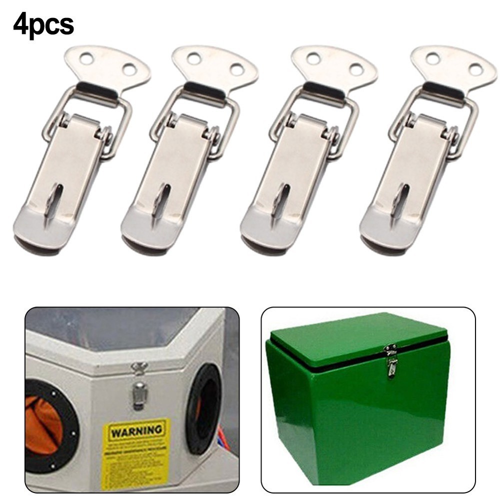Clamp Premium Stainless Steel 4PCS 4x Heavy Duty Toggle Latches With Buckle