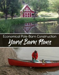 20 Yard Barn Designs – Complete Economical Pole-Barn Construction Plans (B9)