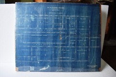 Antique Lal Bagh Palace Indore Architectural Plan & Lay-Out Of Ground Floor 1926