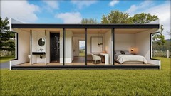 ADU_Tiny house (650ft²) 27’x32 2 Bedroom 1x Bathroom fully self contained