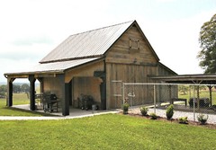 17 Small Horse Barn Designs – Complete Pole-Barn Construction Blueprints (B8)