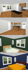 36×24 House — 2 Bedroom 2 Bath — 864 sq ft — PDF Floor Plan — Model 1E