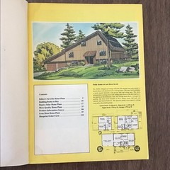 1981 Home Plans Floor Plans Book Modern Solar Energy Hillside Multi-level