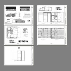 46×48 House – 2 Bedroom 2 Bath 1 RV – 1,157 sqft – PDF Floor Plan – Model 2