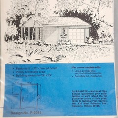 National Plan Service DIY Build Yourself Design 6 Blueprint Lot Home Improvement